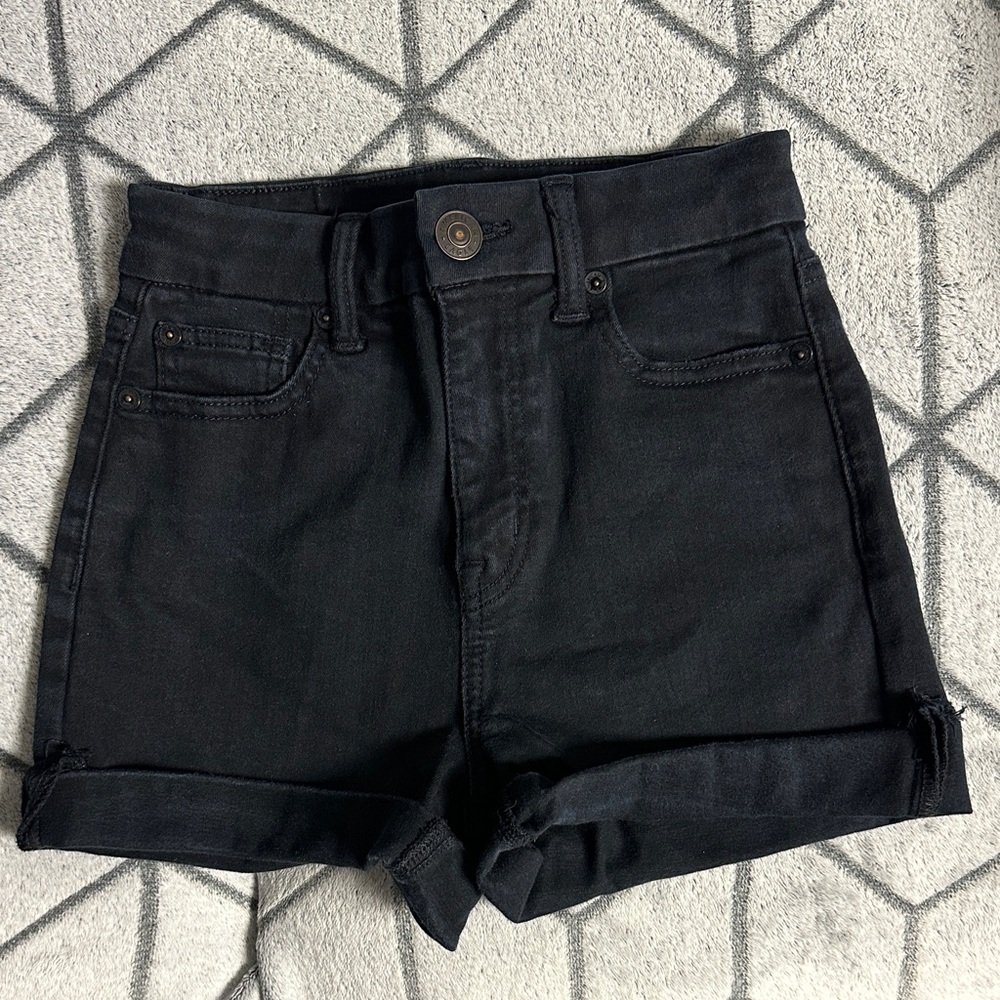American Eagle Outfitters Black Jean Shorts